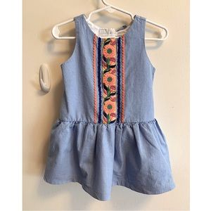 Rare Editions Embroidered Toddler Dress Size 24 mos